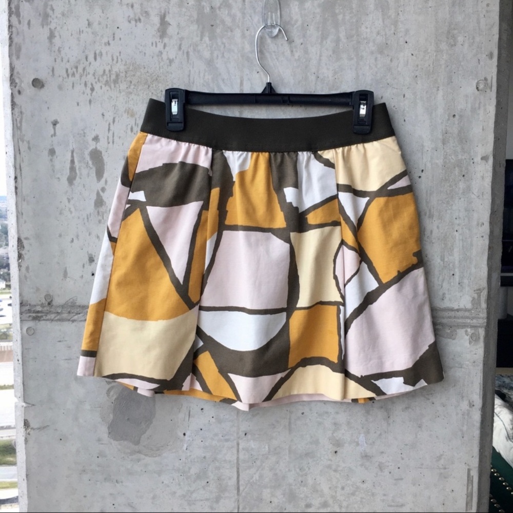 J. Crew Factory Geometric Print Skirt 4
